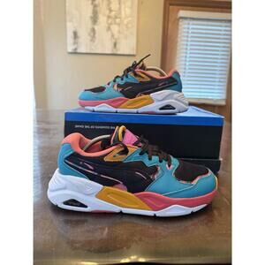 Women's PUMA TRC Mira Lava Sneakers Casual Lace-Up Sneakers 388410-01 Size 8